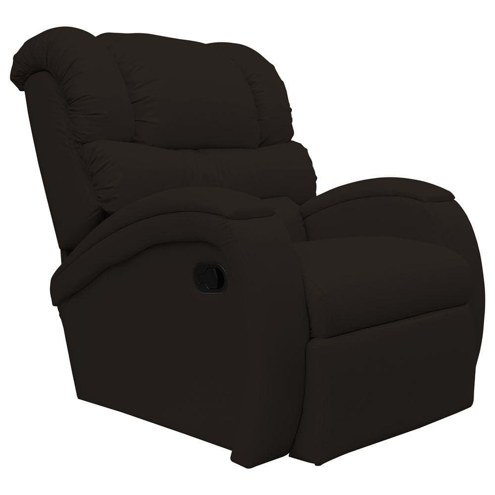 Poltrona do Papai Reclinável Giratória Balanço Zero Wall Biorne F05 Corano Marrom - Lyam Decor