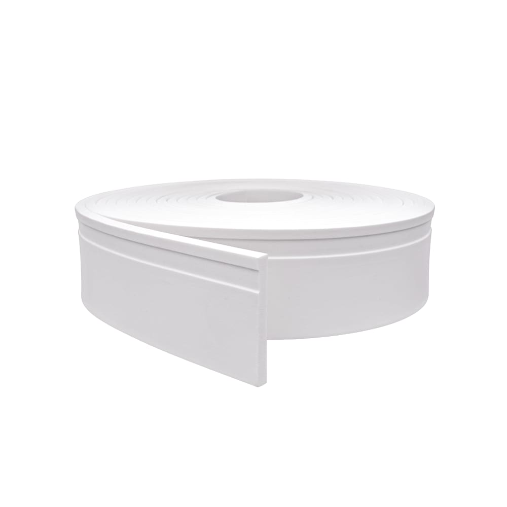 Rodapé de EVA Autocolante Branco 15cm x 1,0cm RP16 - 3m Segunda Linha