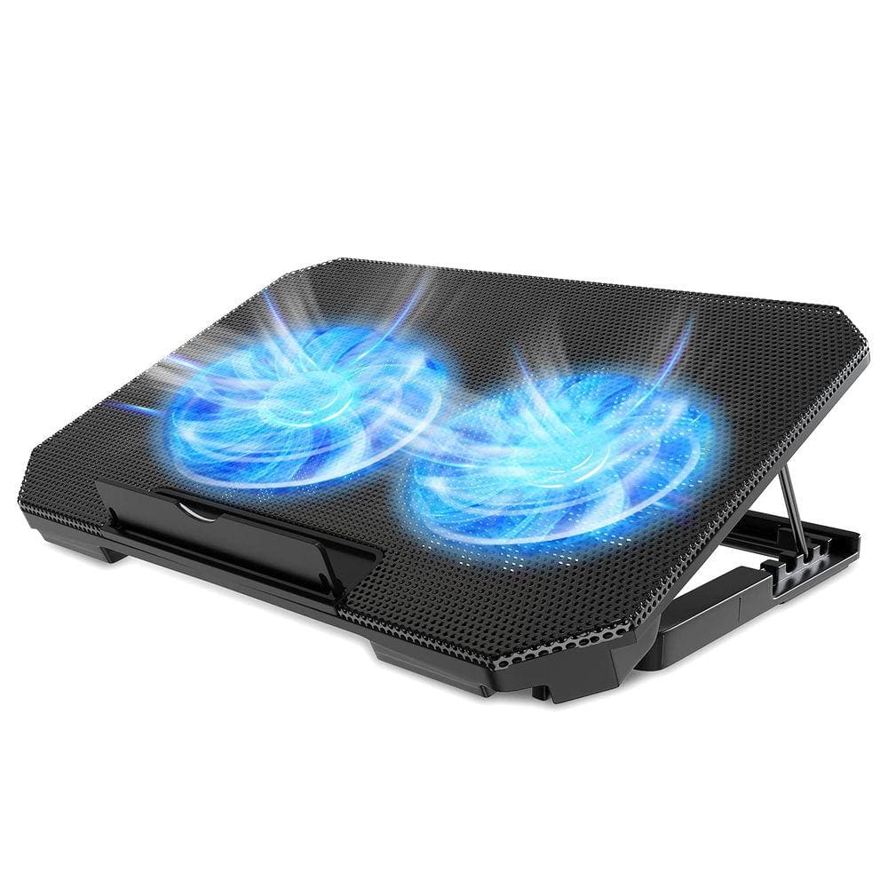 Almofada de resfriamento para laptop LIENS com 2 ventiladores para laptops de 12 a 15,6 polegadas