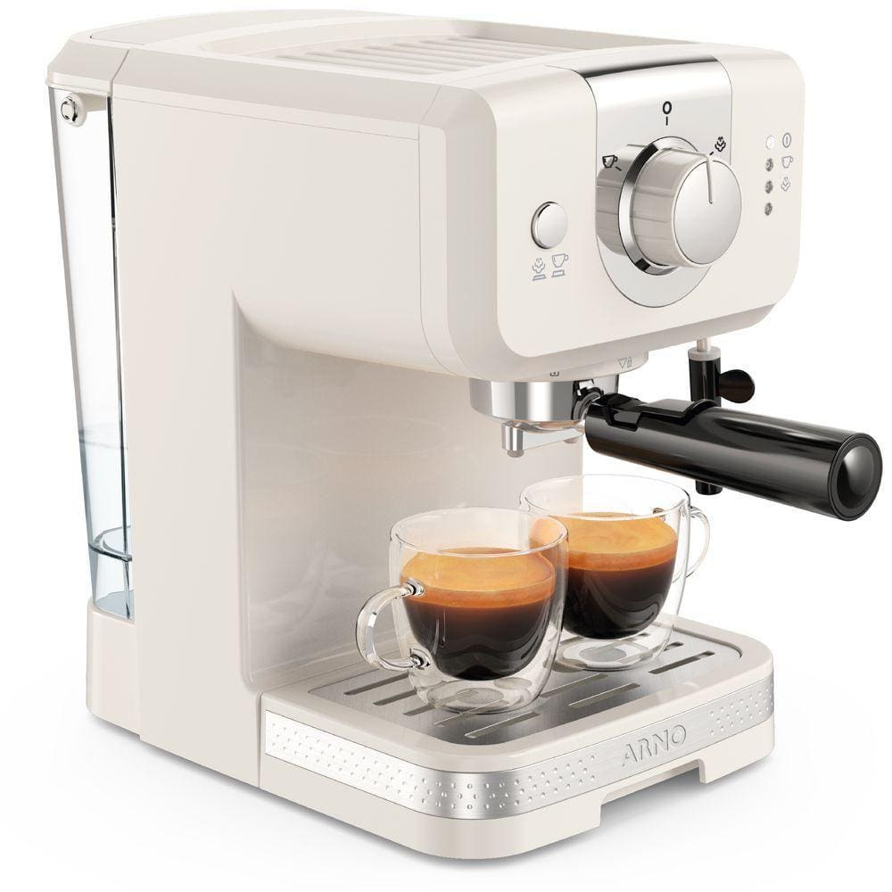 Cafeteira Arno Espresso Steam e Pump Opio Soleil Marfim 127v