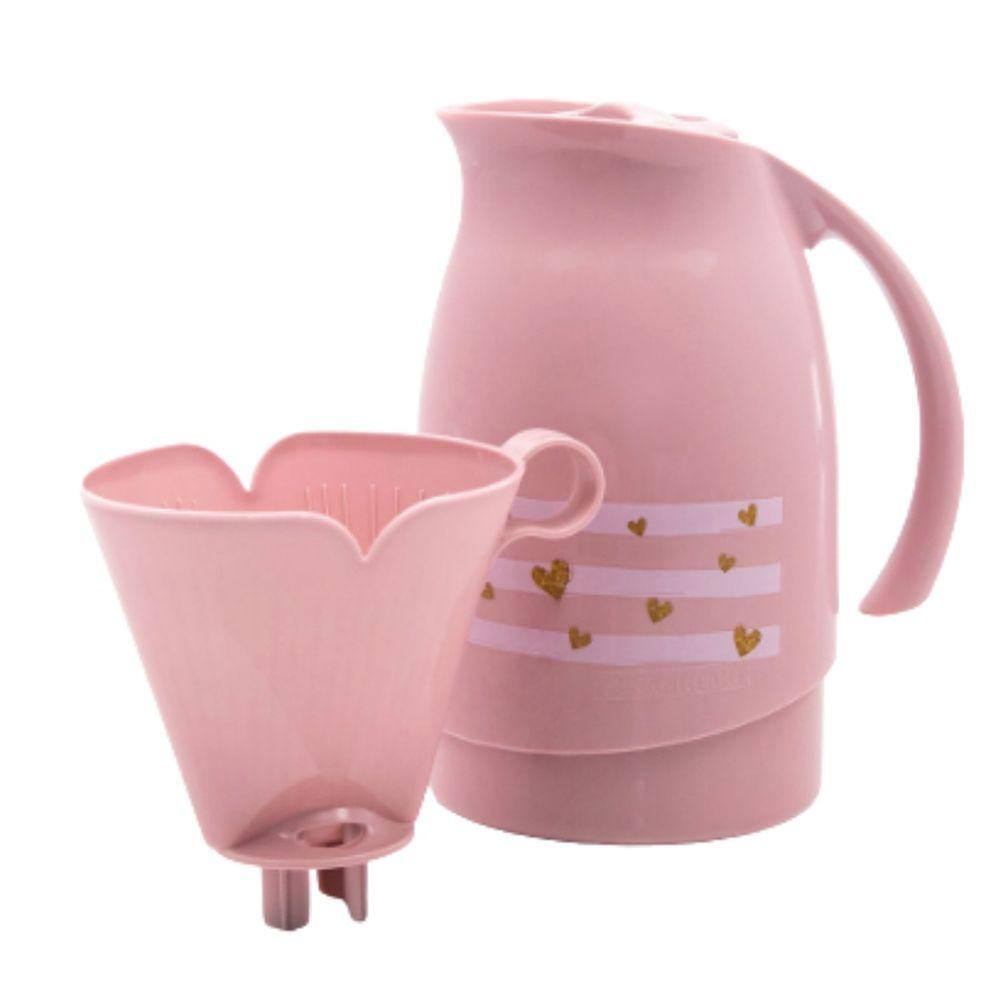 Bule Garrafa Térmica 700ml Café Chá Com Ampola Nitrato De Prata