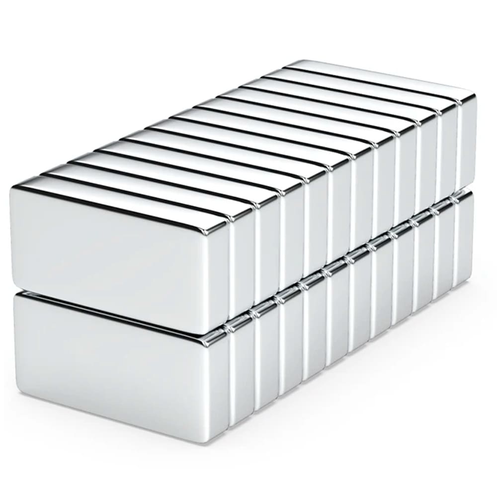 20pcs. Imã De Neodimio Retangular 20x10x4mm - N35