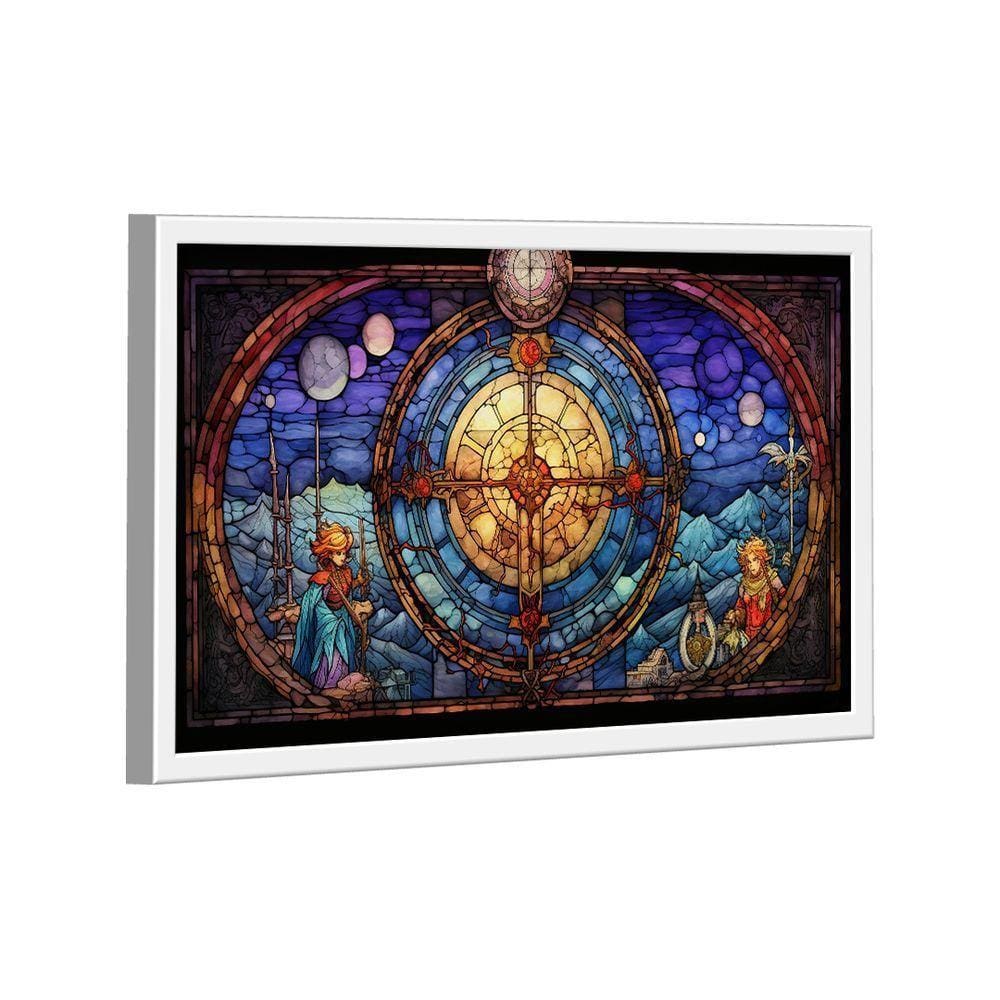 Quadro Vitral Pergaminho E Profecia -- Br Artes