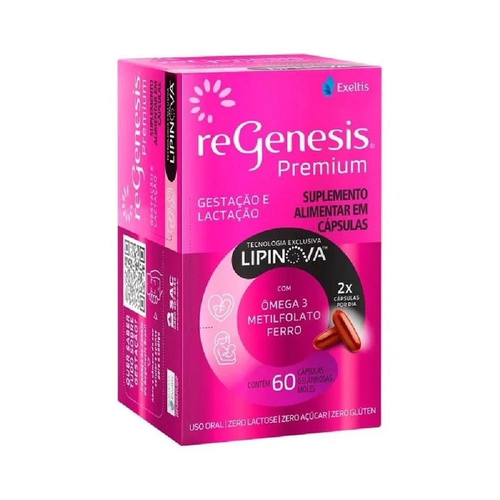 Regenesis Premium Lipinova com 60 Cápsulas