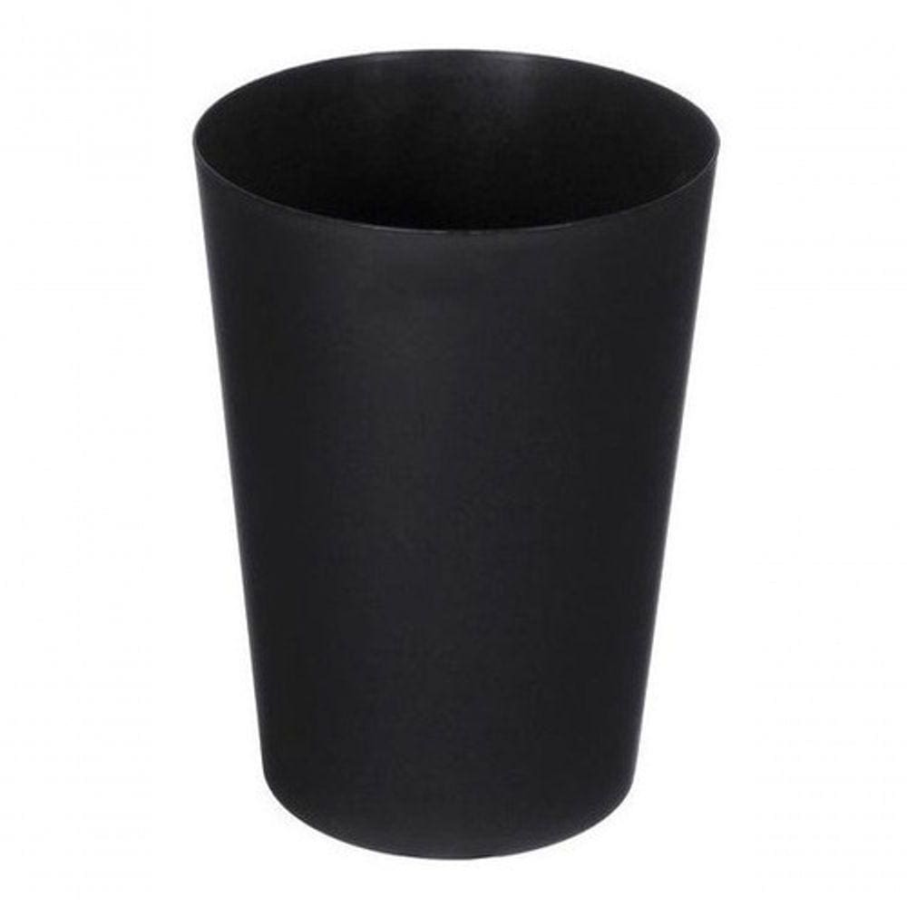 Cesto Lixeira Plástico Sem Tampa 22l Jsn Preto Cor:preto