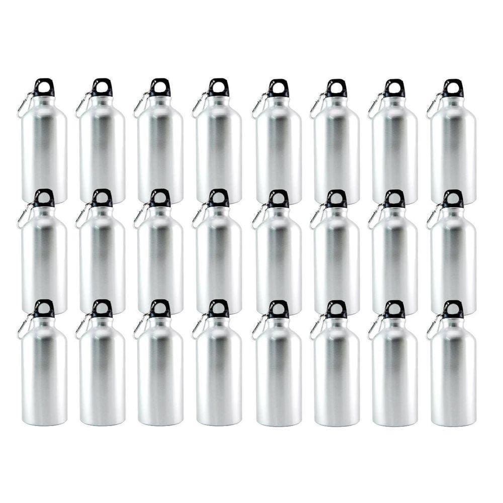 Kit 24 Garrafas Chaveiro Mosquetão 400Ml Personalizável