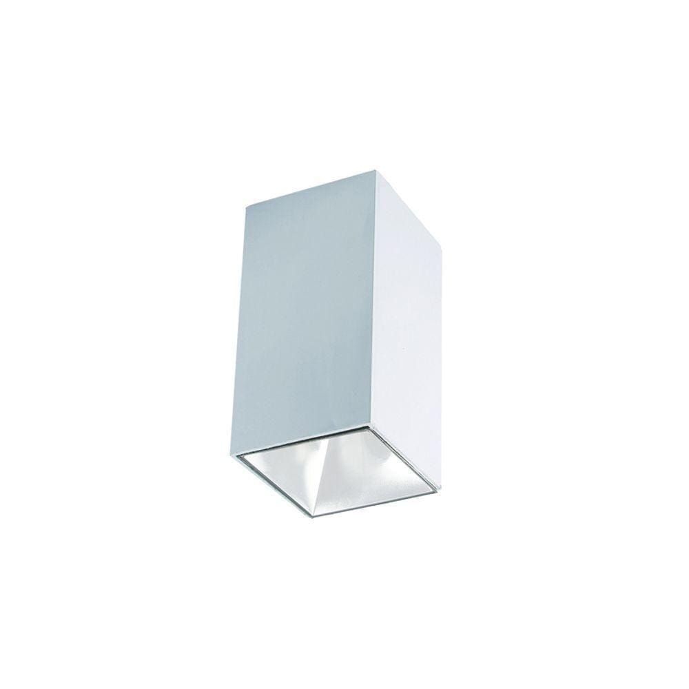 Spot De Sobrepor Recuado Blumenau Lince Para Lâmpada Mr16 Quadrado Bivolt Branco