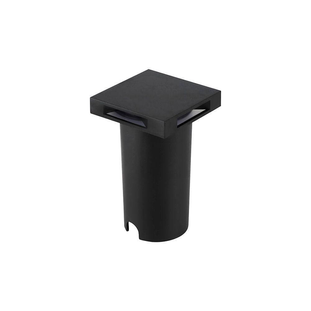 Embutido De Solo Led Nordecor Eran 2w Bivolt Preto 3000k Luz Amarela