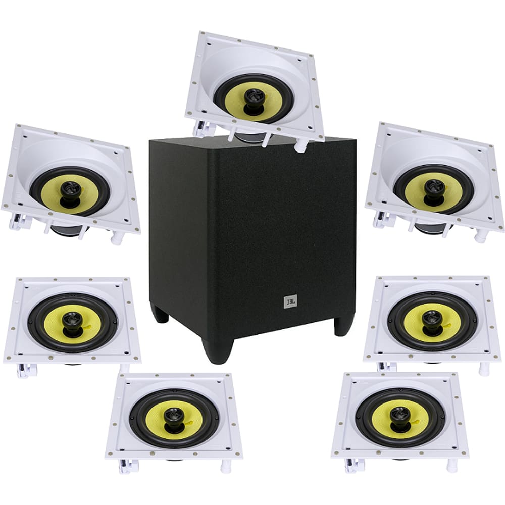 Kit 7.1 JBL 3 cxs CI PLUS 6SA + 4cxs CI PLUS 6S + Sub CI8P