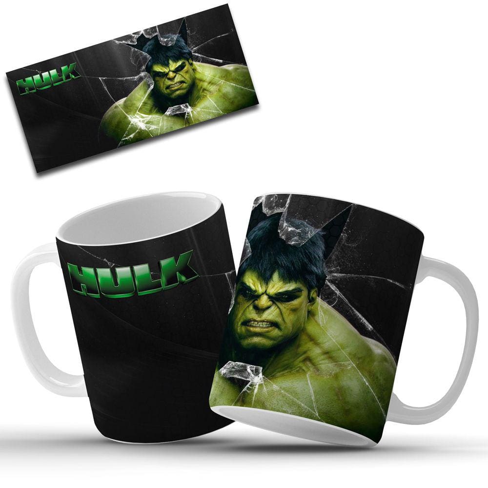 Caneca do Hulk Personalizada em Cerâmica 325ml