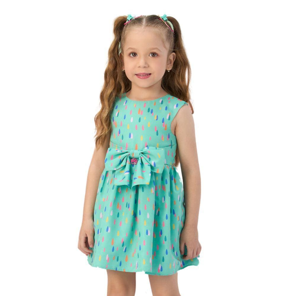 Vestido Inverno Funny Rain Verde Mon Sucre 094