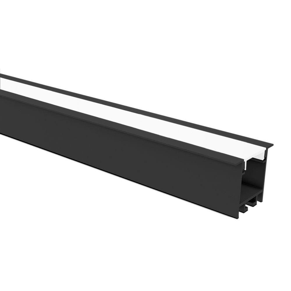Perfil De Embutir Para Fita Led Taschibra Apex 35 Com 1 Metro