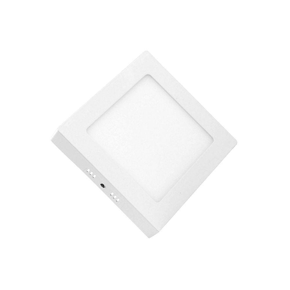 Painel De Led Lorenzetti Quadrado De Sobrepor 18w Bivolt 3000k Luz Amarela