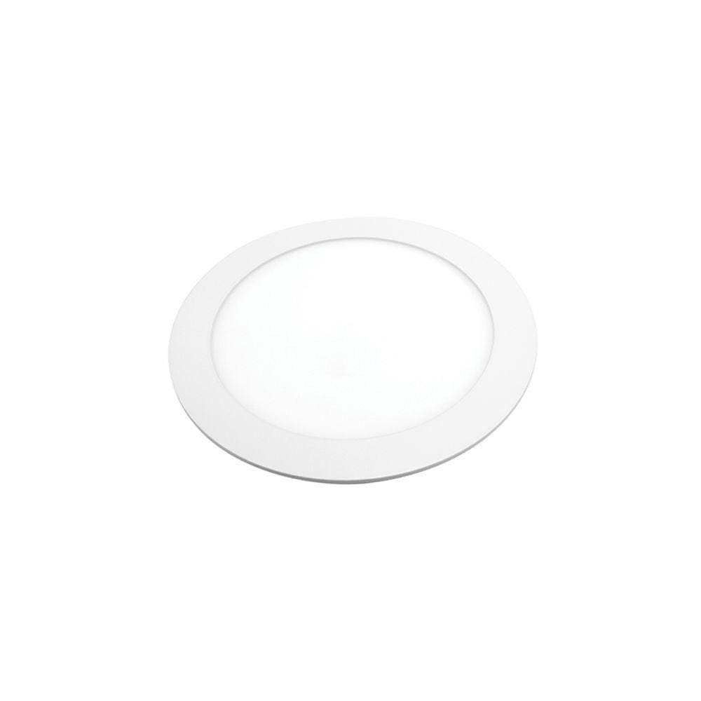 Painel De Led Lorenzetti Redondo De Embutir 12w 6500k Luz Branca