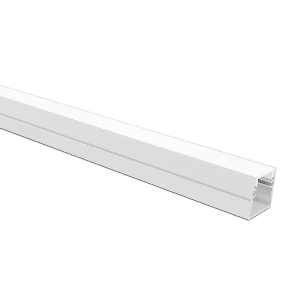 Perfil De Sobrepor Para Fita Led Taschibra Apex 24 Com 1 Metro Branco