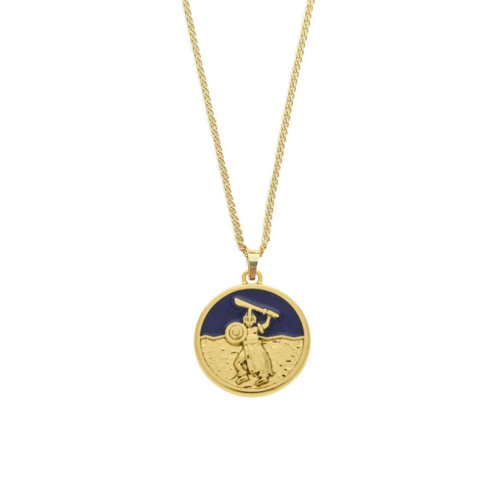 Colar Ogum - Banhado em Ouro 18k
