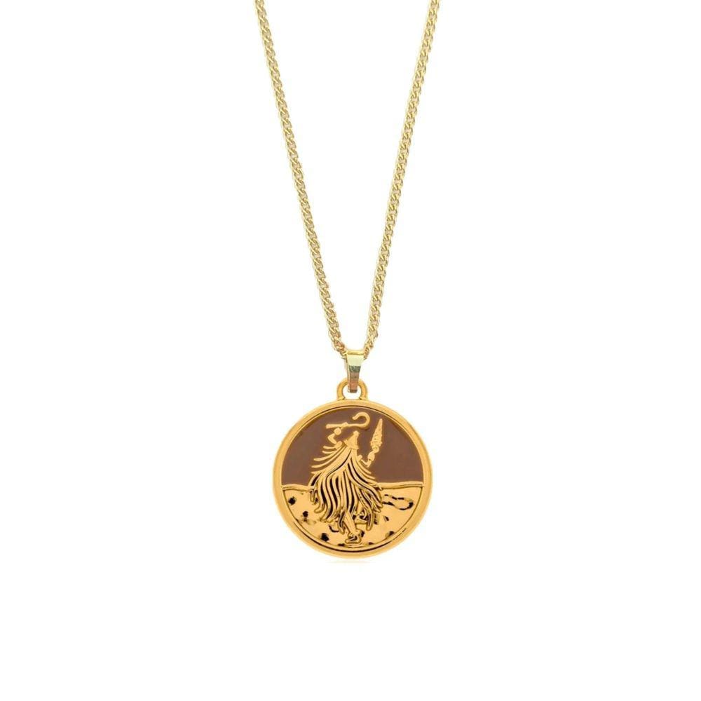 Colar Omulu - Banhado em Ouro 18k