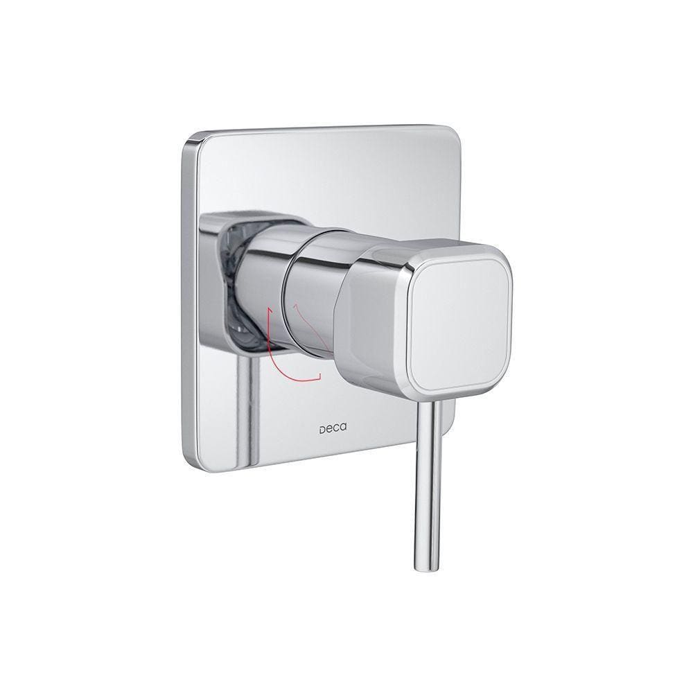 Acabamento Monocomando Para Chuveiro Deca You 4993.c105.chu Quadrado Cromado