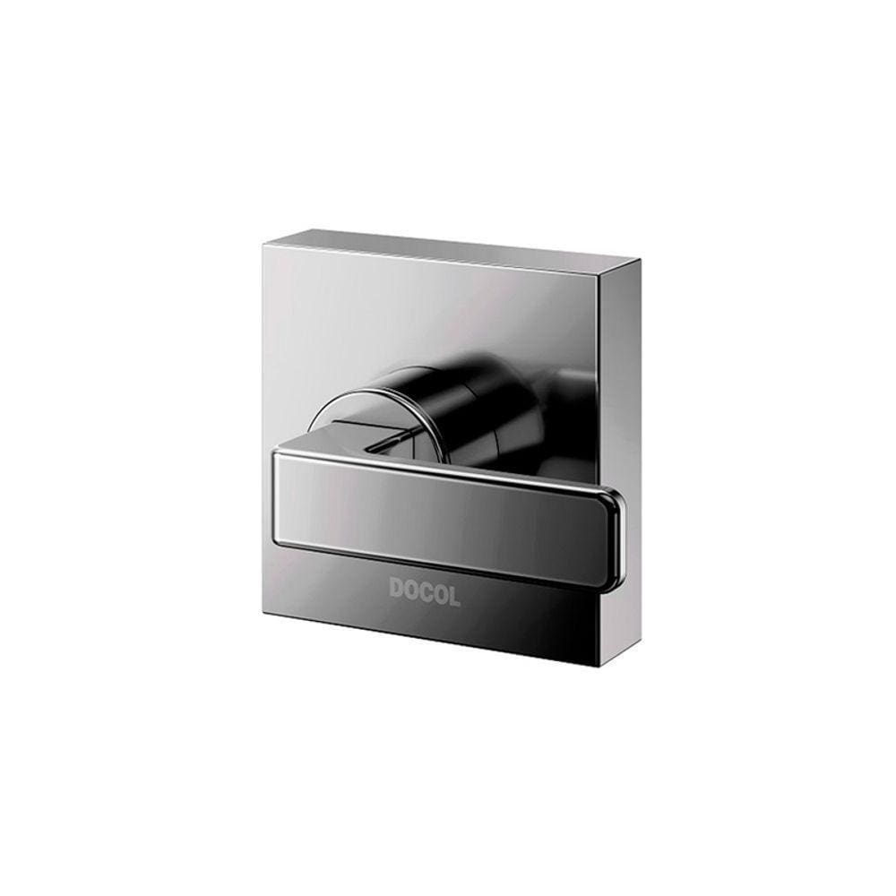 Acabamento Para Registro Docol Stillo 823948 Docolbase 1-2", 3-4" E 1" Grafite Polido