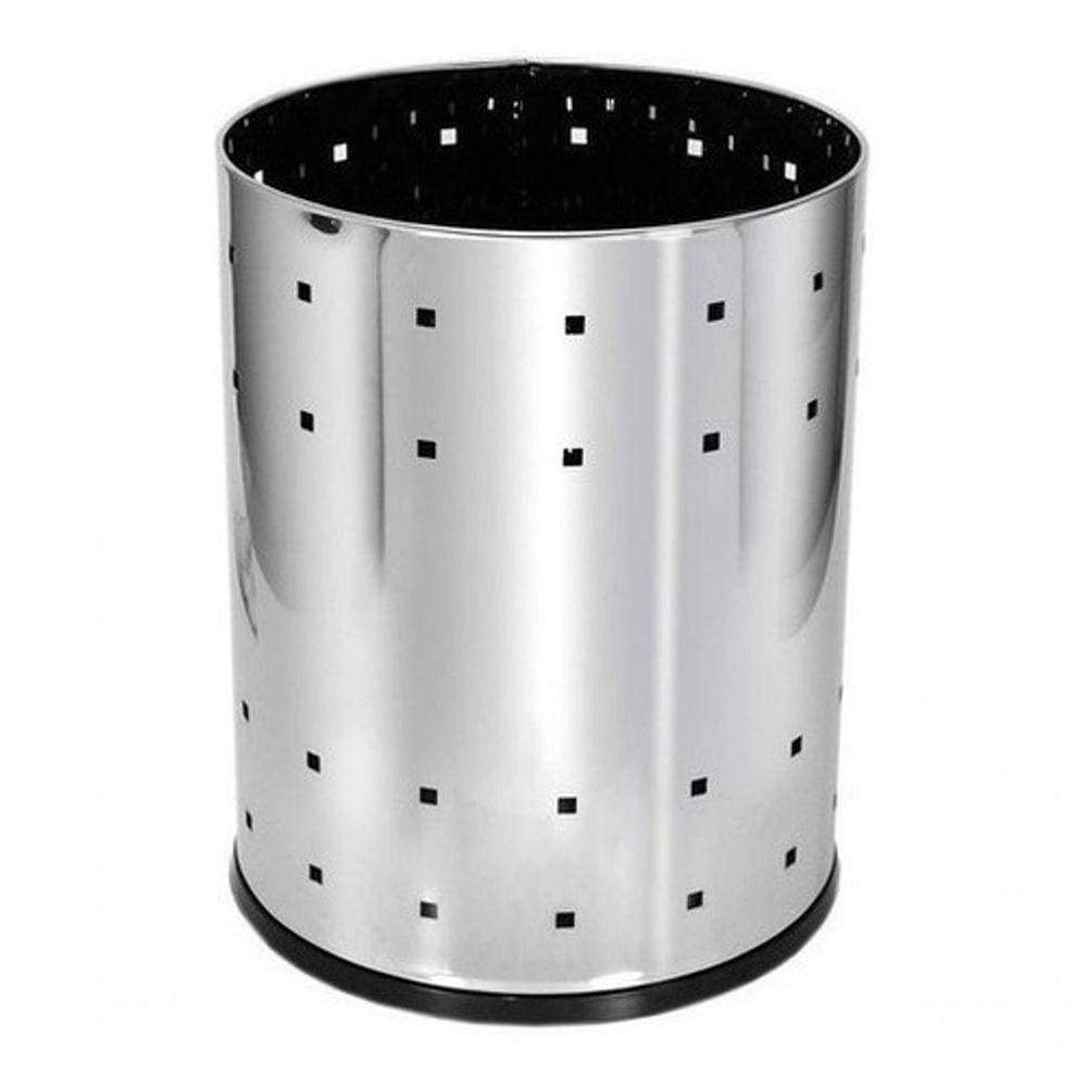 Lixeira Telada Aço Inox 13L Para Casa Ou Escritório Inox