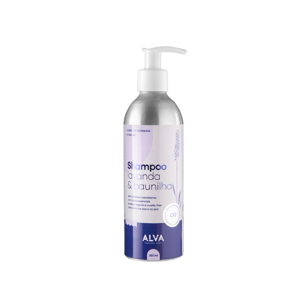 Alva Personal Care Lavanda & Baunilha - Shampoo Vegano 250ml