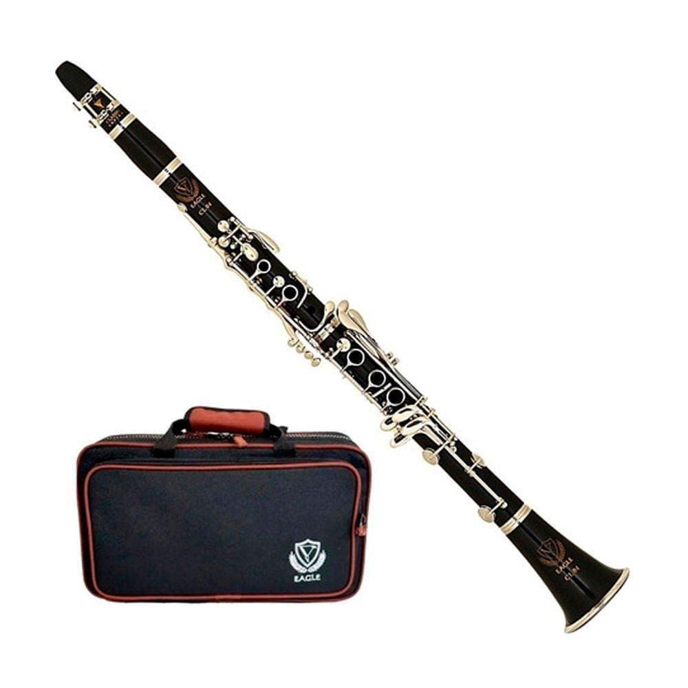 Clarinete Bb Cl04N Preto Brilhante Eagle