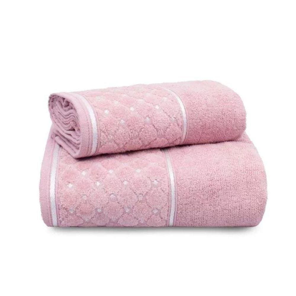 Toalha De Banho E Rosto 2 Pçs Aveludada Safira Appel