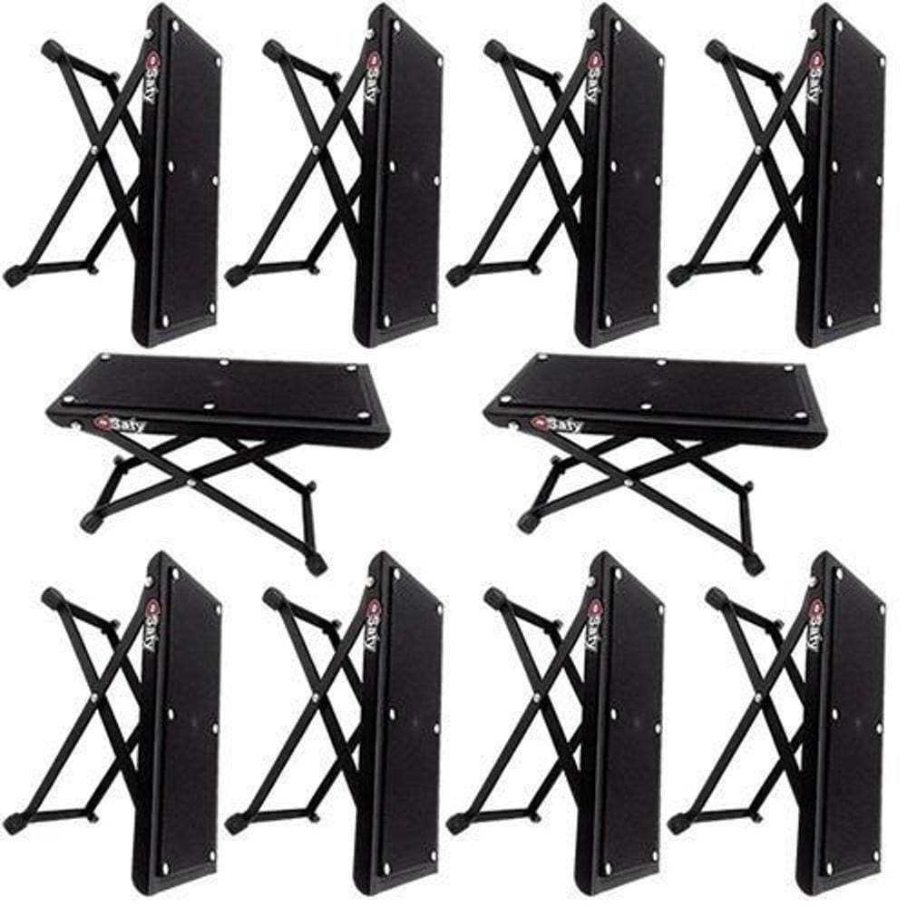 Kit 10 Apoio De Pé Saty Apv05 Para Violão Baixo Guitarra