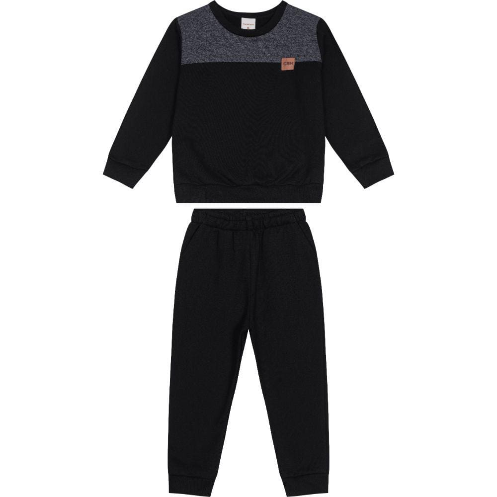 Conjunto Moletom Infantil Menino Carinhoso 4/8 Ref. 117055