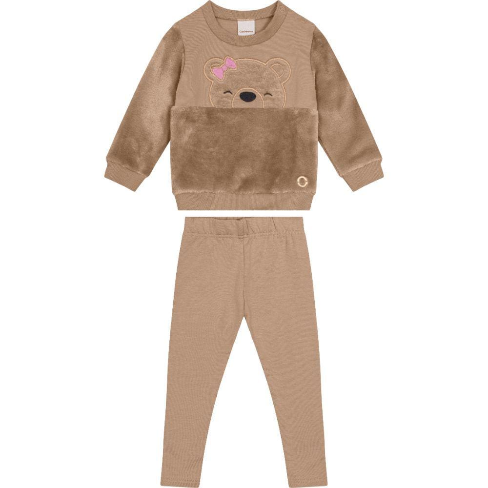 Conjunto Inverno Menina Peluciado Carinhoso 1/3 Ref. 0116976
