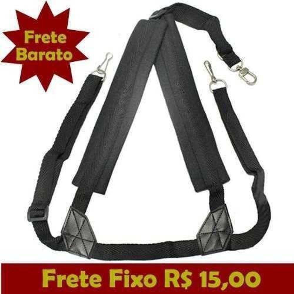 Correia Luxo Almofadada Para Sax Alto, Tenor E Barítono