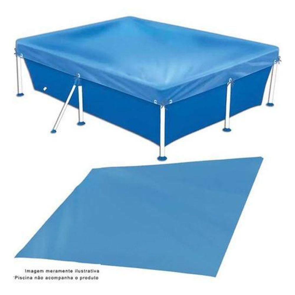 Capa Piscina + Forro De Proteção 2500 Litros Premium Mor