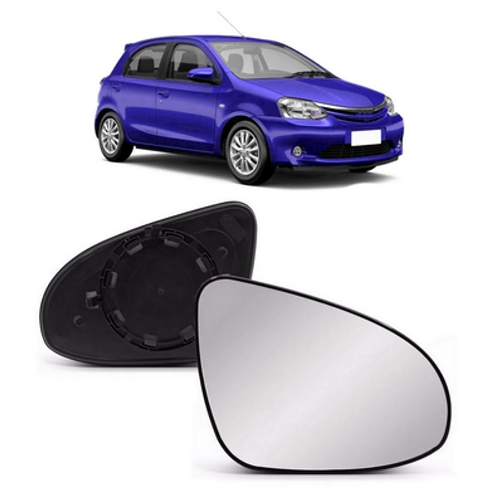 LENTE VIDRO RETROVISOR ETIOS 2014 diante Manual PASSAGEIRO