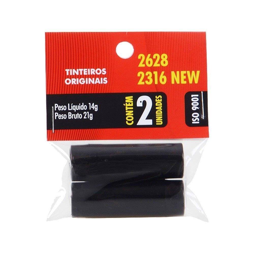 Tinteiro Fixxar Tinta Impressão Preto, 2316 New e 2628, 2 Unidades