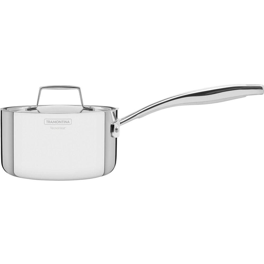 Panela Tramontina Inox Com Tampa Corpo Triplo Grano 18Cm