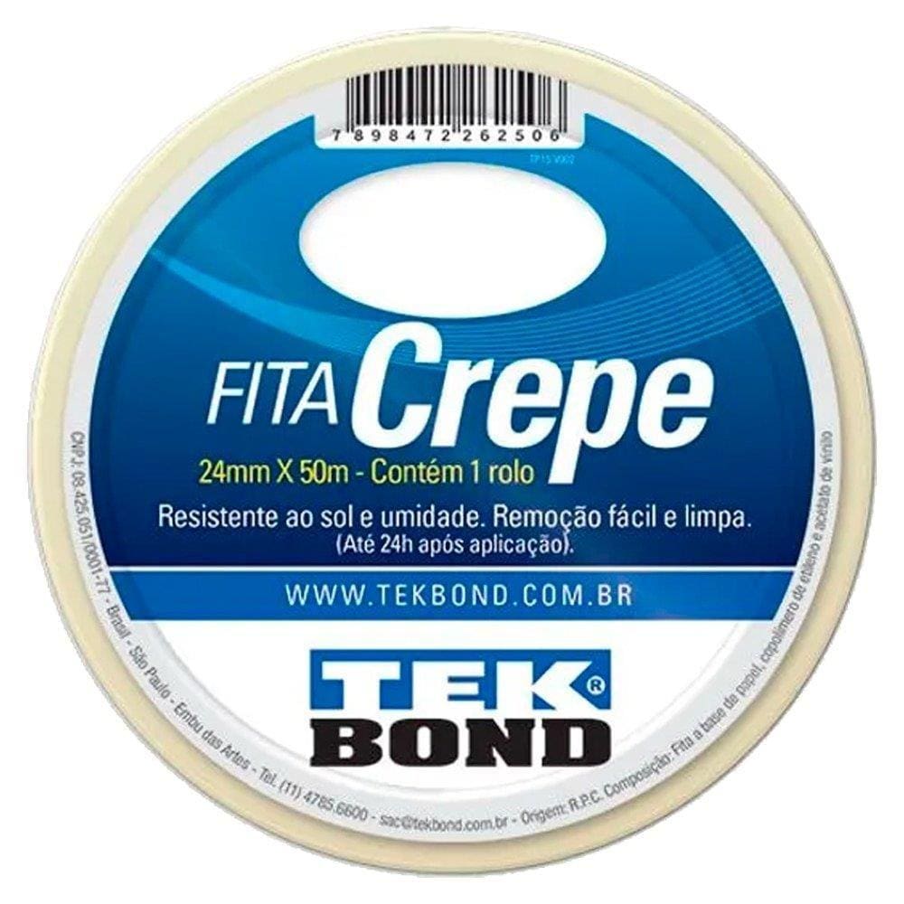 Fita Crepe Tekbond 24mm x 50m
