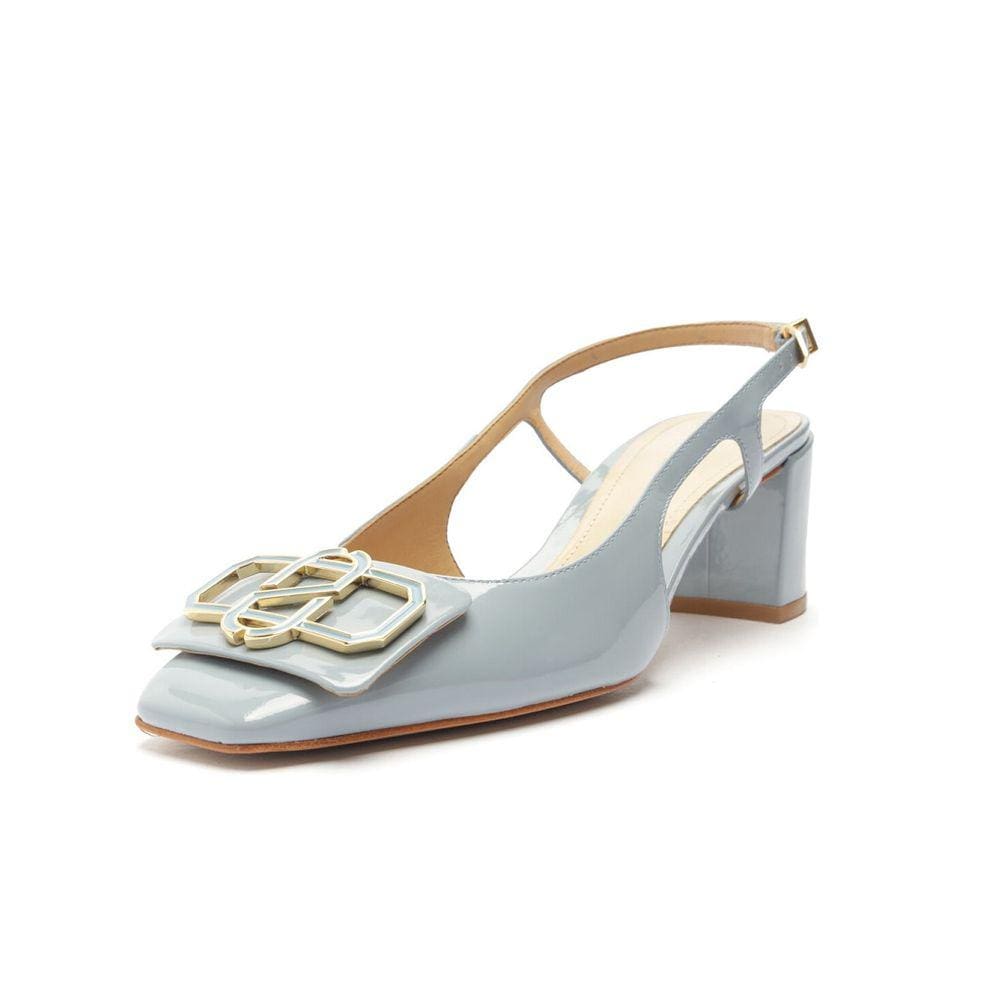 Sandalia Mule Salto Bloco Schutz Feminino