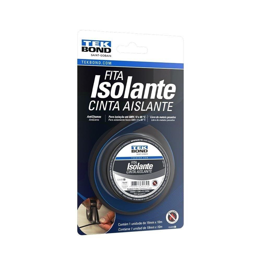 Fita Isolante Tekbond 19Mmx5m Uso Geral 10X1