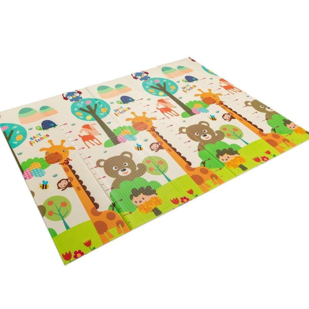 Tapete Infantil Atividades Dobrável 150x200cm Espessura 8mm Girafa