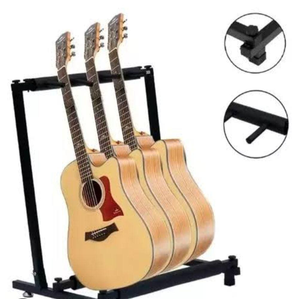 Suporte Smart P/ Tres Instrumentos Com Encosto De Braco Gs-033