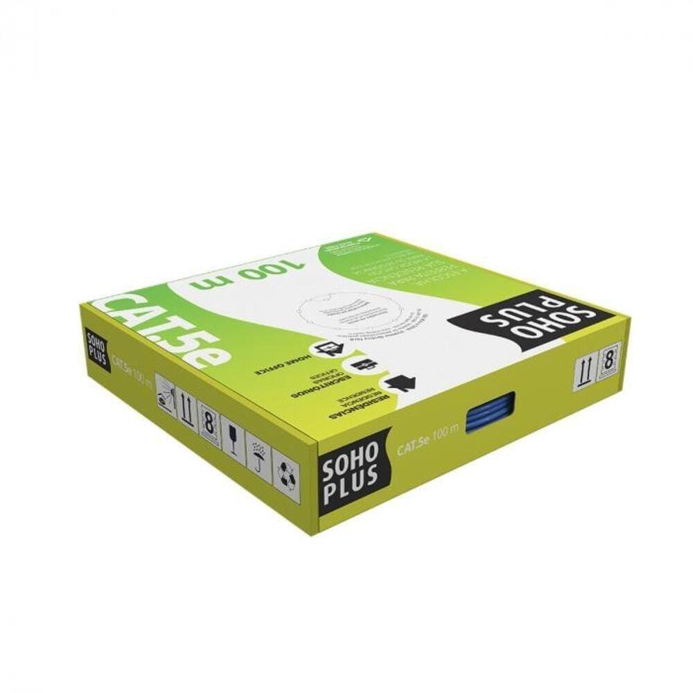 Cabo Lan U-utp Cat.5e 24 Awg 4 Pares Cmx Caixa C- 100 Metros Preto 100% Cobre 23200185