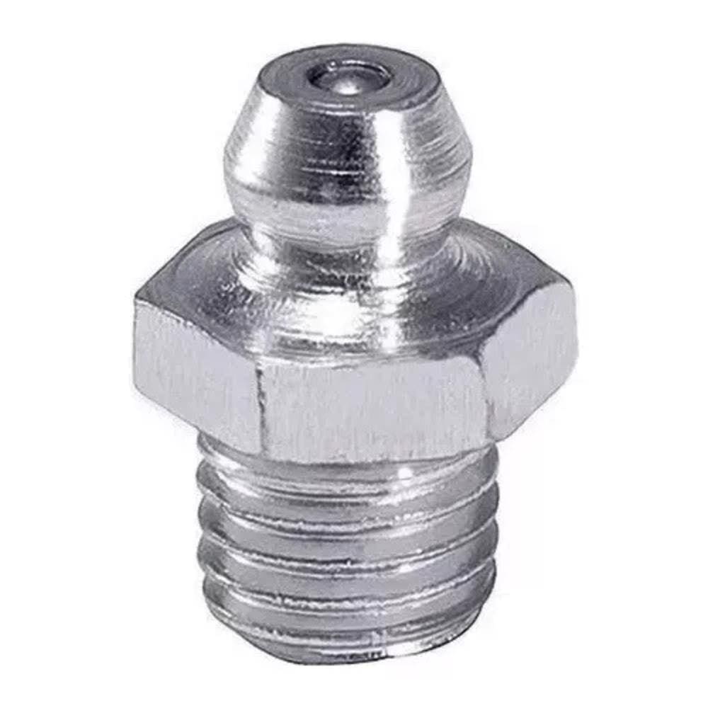 Graxeira de Aço Zincado Reta 10x1mm Fiontar