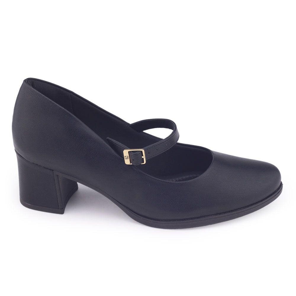 Sapato Feminino Piccadilly social 654021 salto bloco
