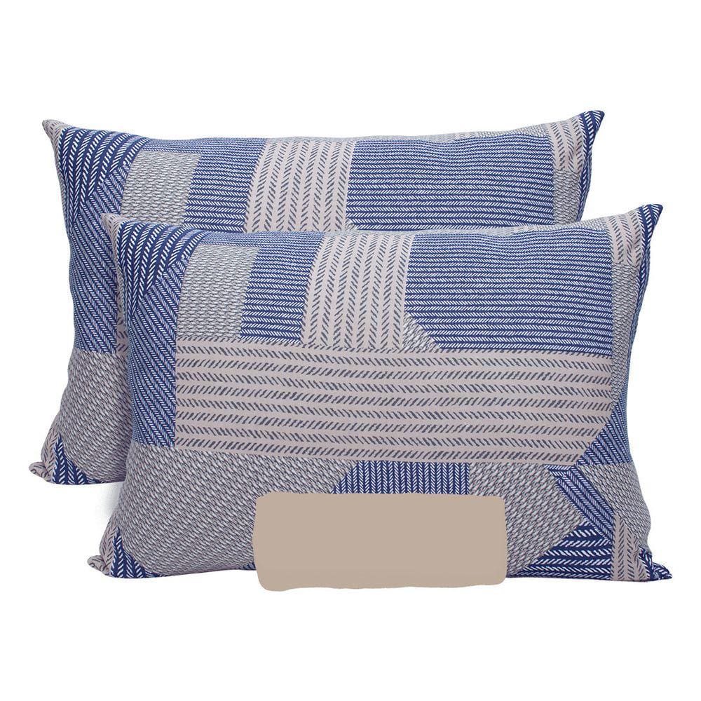 Conjunto Cama Casal México 3 Pçs C/ Elástico Lençol e Fronha