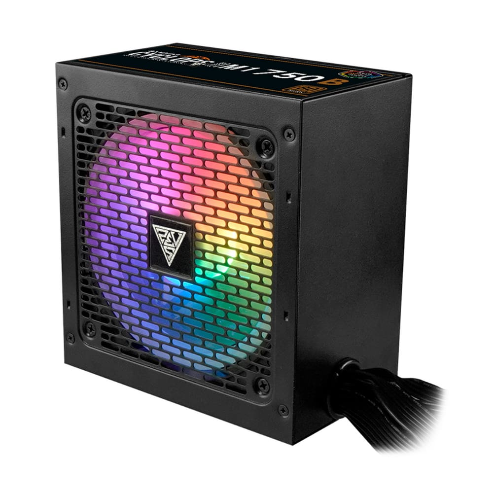 Fonte Gamdias Cyclops M1-750B RGB 80 Plus Bronze ATX 2.31 PFC Ativo