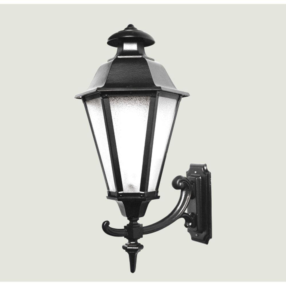 Arandela Aluminium Preto 1E27 55cm 1921