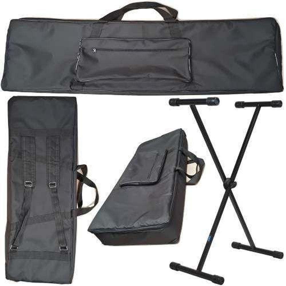 Capa Master Luxo Teclado Acolchoado Roland Xps10 + Suporte