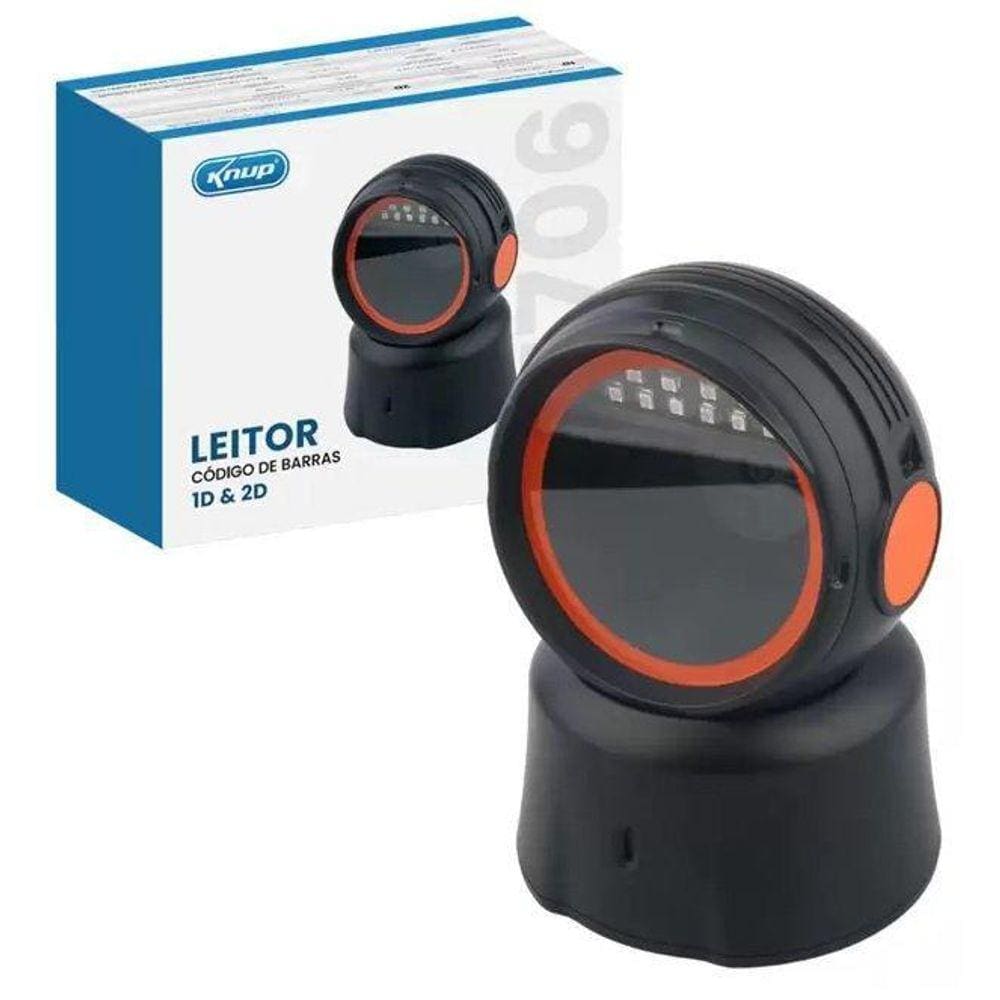 Leitor De Código De Barras Mesa Fixo Kp-Le706