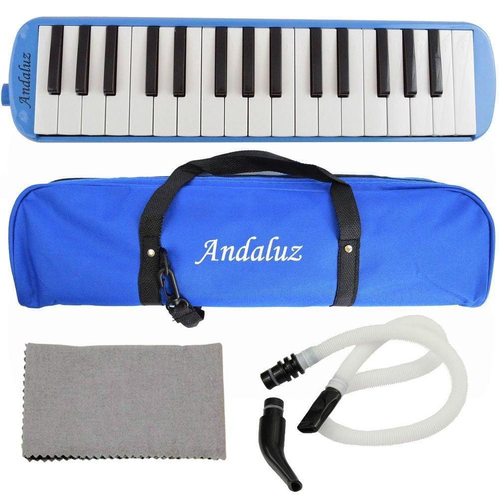 Escaleta Andaluz Ft32K Azul 32 Teclas Piânica Com Bag