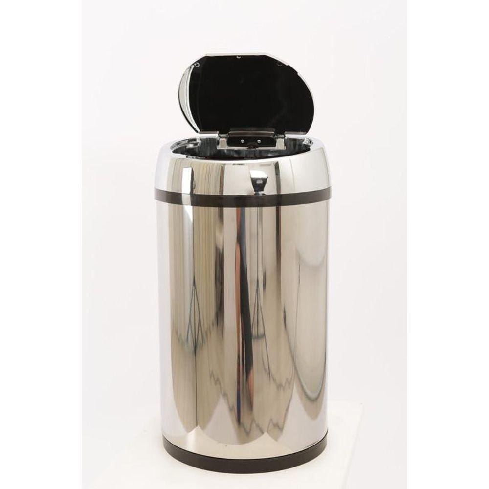 Lixeira 11L Automática Inox - Com Temporizador